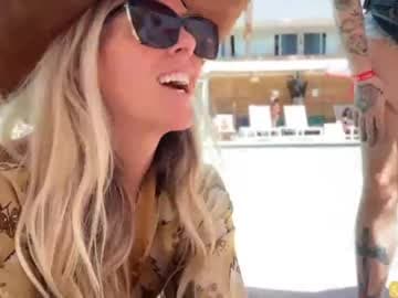 poolside at #CB15 - Goal: 👀 take off my robe 👀 #blonde #milf #lovense #squirt #private #tall #longhair